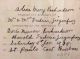 Doris Aldridge Richardson's wedding invitation